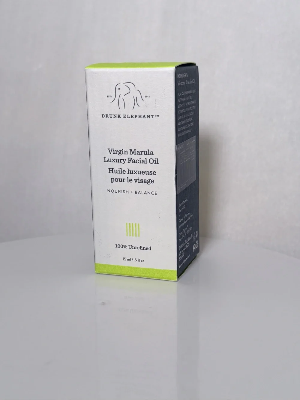 Drunk Elephant Virgin Marula Luxury Facial Oil 15ml sealed